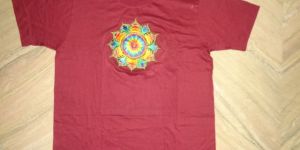 OM EMBROIDERY T-SHIRT