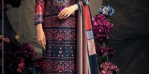 Digital Printed Straight Cut Pure Silk Salwar Suit