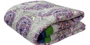 Baby Quilt Big Paisley Multi