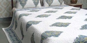 Badi Mohar Printed Queen Size Quilted Bedspread