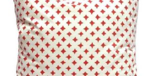 Dotty Red Printed Cushion Cover