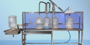 Semi Auto Jar Rinsing Filling Capping Machine