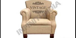 Vintage Grain Sack Sofa