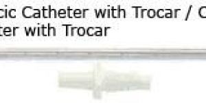 Thoracic Catheter with Trocar / Chest Drainage Catheter with Trocar