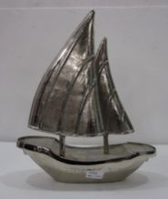 Aluminum Metal Silver Color Home Decor Metal Craft Boat