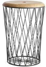 Metal Stand Silver Finish Table