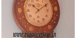 Sheesham Wood Wall Hanging Clock