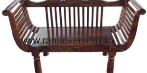 Wooden Iron Garden Chair