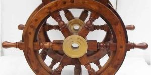 Wooden Ship Wheel Table