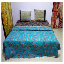 Print Hand Quilted Blanket