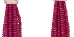 Designer Gold Tassel Earring