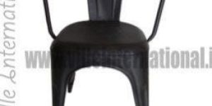 Metal Industrial Cafe Arm Chair