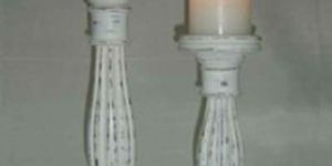 Wooden Candle Holder