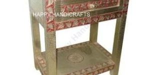 WOODEN MEENA WORK BED SIDE