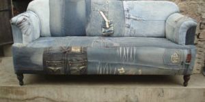 Jute Leather Handicrafts Sofa