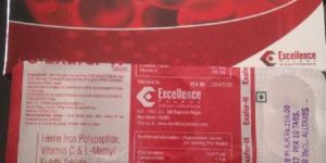 Heme Iron Polypeptide, Vitamin C & L-Methyl Folate Tablets