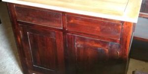Mango Wooden Oak Top Cabinets