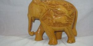 Carving Sihakari Elephant
