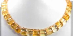 Citrine Gemstone Necklace Jewelry
