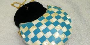 Antique Stone Ladies Clutch