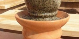 Black Ball Rotating Fountain