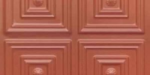 Leathery Brown - Decorative Ceiling Tiles for Glue Up
