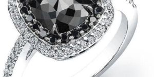 Natural Black Diamond Ring