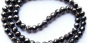 Natural Black Loose Diamond Faceted Beads Chain