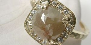 Natural Rough Diamond Ring