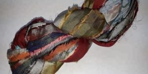 Custom Dyed Sari Silk Ribbons