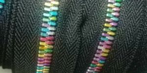 Multi Colour Teeth Zipper
