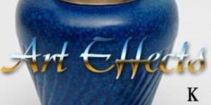 Venus Blue Marble Brass Cremation Urn