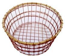 COPPER WIRE BAMBOO VEGETABLE BASKET