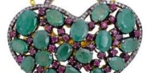 Antique Malty Use Ring Pendant Brooch