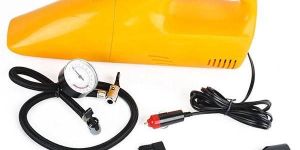 2 IN 1 12V VACUUM CLEANER WITH 300 PSI TIRE INFLATOR COMPRESSOR
