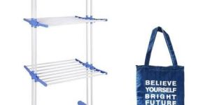 DOUBLE POLE 3 TIER CLOTH DRYING STAND
