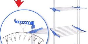 KAWACHI COMBO OF 2 POLE 3 TIER CLOTH DRYING STAND