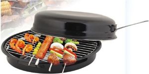 KAWACHI ENAMEL NON STICK EXCELLENT ENAMEL COATING BBQ GAS GRILL PAN