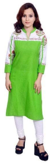 Green Straight Kurti