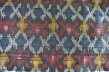 Hand Woven Ikat Fabric in Silk