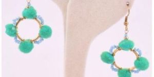 Beads India Jade Cream 1404366 Earring