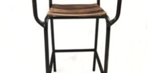 WOODEN STRIP BAR CHAIR
