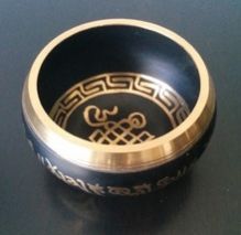 Black Tibetan Singing Bowl