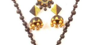 Exotic Dressing Style Terracotta Necklace