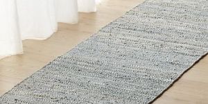 Leather Rugs Woven Carpet Floor Mat