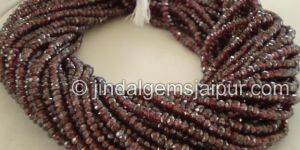 Almandarine Garnet Faceted Roundelle