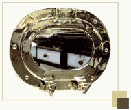 Brass Porthole Mirror