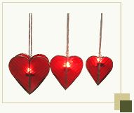 glass T-light candle holders