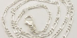 Solid Sterling Silver FIGARO CHAIN