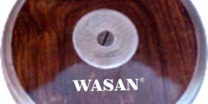 Wooden Discus with Steel Rim